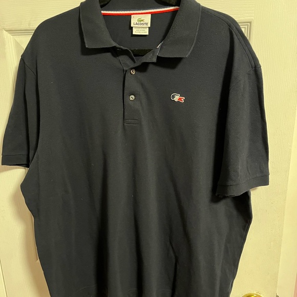 Lacoste France Flag Colors Logo Polo Shirt. 4XL - Picture 7 of 8